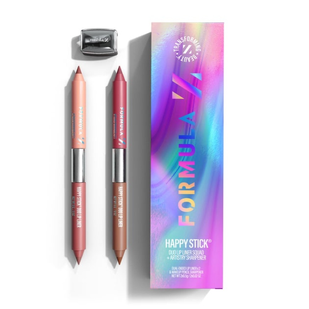Formula Z Happy Stick Duo Lip Liner Squad & Artistry Sharpener New